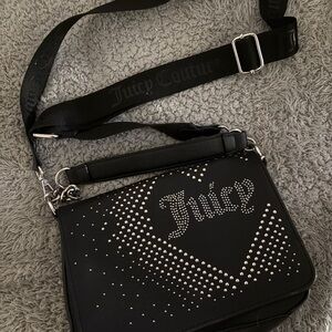 Juicy Couture Black Studded Crossbody Bag